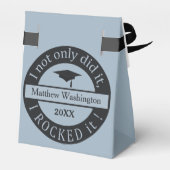 Ballotins Graduation personnalisée nom et année sacs de fave (Arrière)