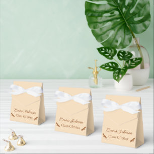 Ballotins Graduation Simple Brown Et Beige Customisée