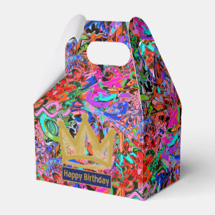 Ballotins Graffiti de rue avec couronne d'or