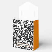 Ballotins Graffiti Merci noir orange (Ouvert)