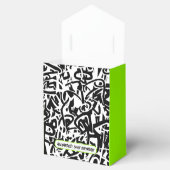 Ballotins Graffiti Merci vert noir (Ouvert)