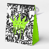 Ballotins Graffiti Merci vert noir (Arrière)