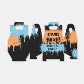 Ballotins Graffiti néon de Bruh Boy Orange Blue (Déplié)