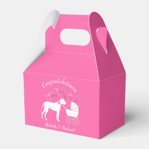 Ballotins Grand Baby shower de Chien gris chiot Ballotin