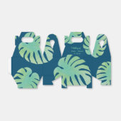 Ballotins Grande Monstera Feuille Verdure Mariage Botanique (Déplié)