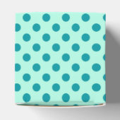 Ballotins Grands points rétro - aqua et turquoise (Haut)