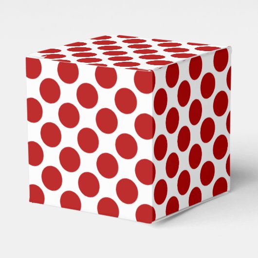 Ballotins Grands points rétro - rouge et blanc (Verso)
