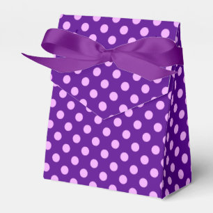 Ballotins Grands points rétro - violet et orchidée
