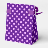 Ballotins Grands points rétro - violet et orchidée (Arrière)