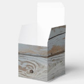 Ballotins Grange rustique Bois Tournesol Boîte de mariage Fa (Ouvert)