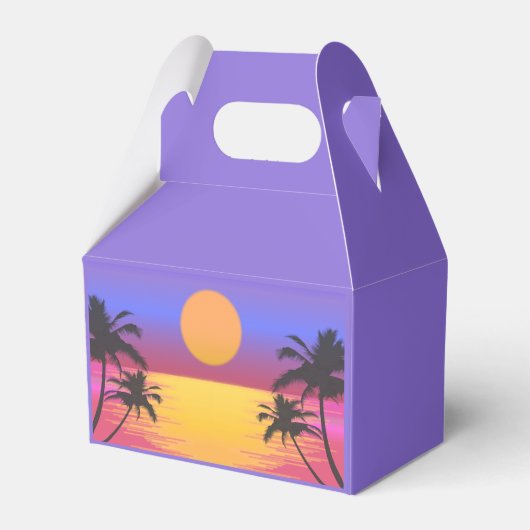 Ballotins Graphique de coucher de soleil tropical (Verso)