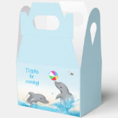 Ballotins Graphique de volleyball à dauphin à pointes (Ouvrir)