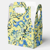 Ballotins Graphisme bleu jaune noir pointé Abstraction (Ouvert)