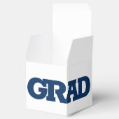 Ballotins Gras GRAD Bleu et blanc fête de graduation (Ouvert)