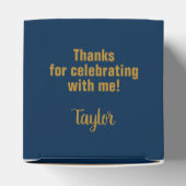 Ballotins Gras GRAD Gold et Navy Graduation Party (Haut)