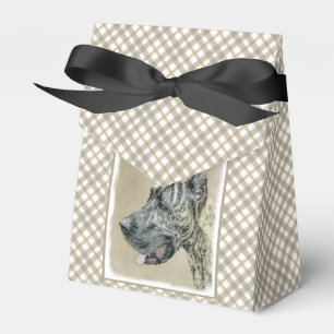 Ballotins Great dane (Brindle) peignant - art original de