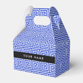 Ballotins Grec Meander Key Blue, Votre Nom, Personnaliser (Verso)