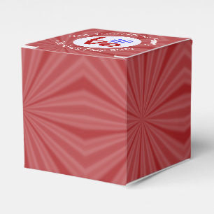 Ballotins Grèce Coeur Drapeau Rouge AMOUR Personnalisé