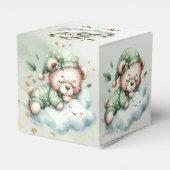 Ballotins Green Boho Sleeping Teddy Bear mignonne Party (Arrière)