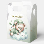 Ballotins Green Boho Sleeping Teddy Bear mignonne Party (Ouvert)