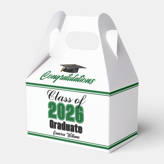 Ballotins Green Class of 2026 Custom Graduation Party (Verso)