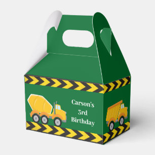 Ballotins Green Construction Trucks Anniversaire de enfant P