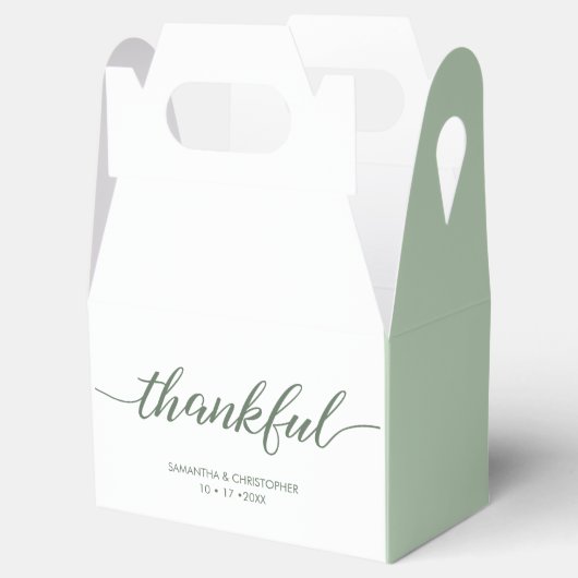 Ballotins Green Custom Simple et élégant Mariage reconnaissa (Ouvert)