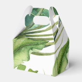 Ballotins Green Elegant Tropical Summer Palm Feuille Chic (Arrière)