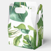 Ballotins Green Elegant Tropical Summer Palm Feuille Chic (Ouvert)