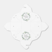 Ballotins Green Eucalyptus Feuille fête d'anniversaire (Déplié)