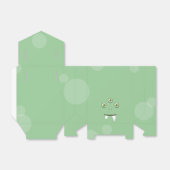 Ballotins Green Monster Face boîte cadeau (Déplié)
