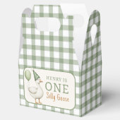Ballotins Green One Silly Goose Balloon Ballotin d'anniversa (Ouvert)