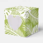 Ballotins Green Palm Feuille Rainforest Motif (Verso)