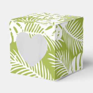 Ballotins Green Palm Feuille Rainforest Motif