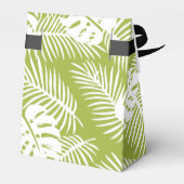 Ballotins Green Palm Leaves Rainforest Pattern (Arrière)