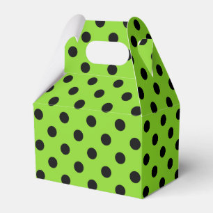 Ballotins Green Polka Dot Halloween Gable Ballotin