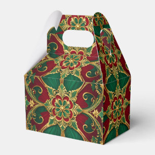 Ballotins Green Red Christmas Holiday Box