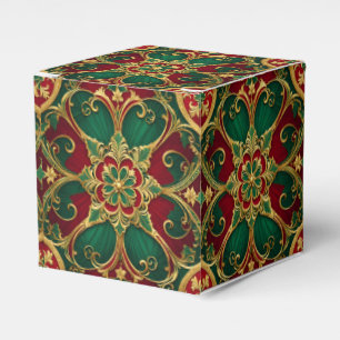 Ballotins Green Red Christmas Holiday Box