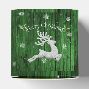Ballotins Green Rustic Reindeer Ballotin