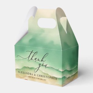 Ballotins Green Sunny Ocean Beach Mariage de fête d'été