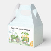 Ballotins Green Tractor Farm Ballotin de fête d'anniversaire (Arrière)