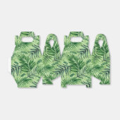 Ballotins Green Tropical Palm & Monstera Feuille (Déplié)