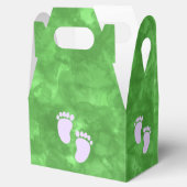 Ballotins Green Watercolor Baby Shower Custom (Ouvert)