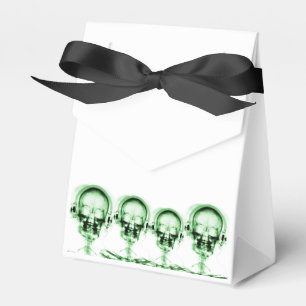 Ballotins Green X-Ray Vision Music Skeleton Skull