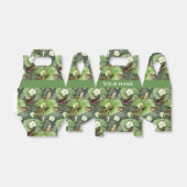 Ballotins Grenouilles nénuphars verts et blancs (Déplié)