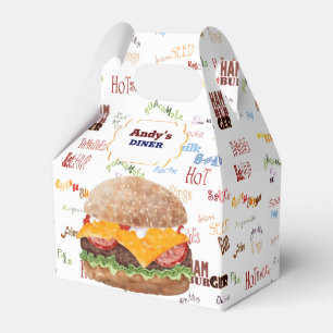 Ballotins Grill de barbecue de cheeseburger de restauration
