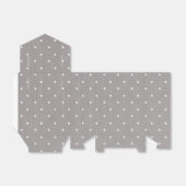 Ballotins Gris & Blanc Petits Points Modernes Chic (Déplié)