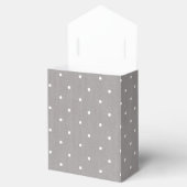 Ballotins Gris & Blanc Petits Points Modernes Chic (Ouvert)