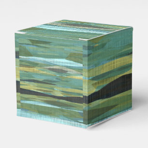 Ballotins gris bleu et vert abstrait