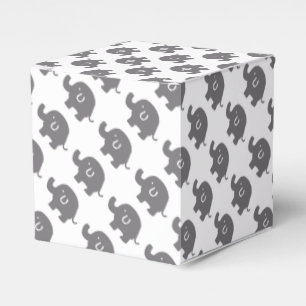 Ballotins gris et blancs d'éléphant mignon
